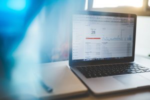 google analytics laptop
