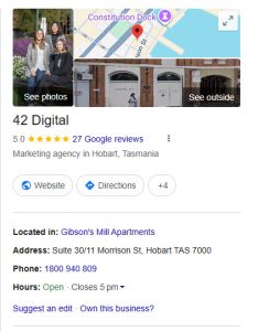 42 Digital Google Business Profile